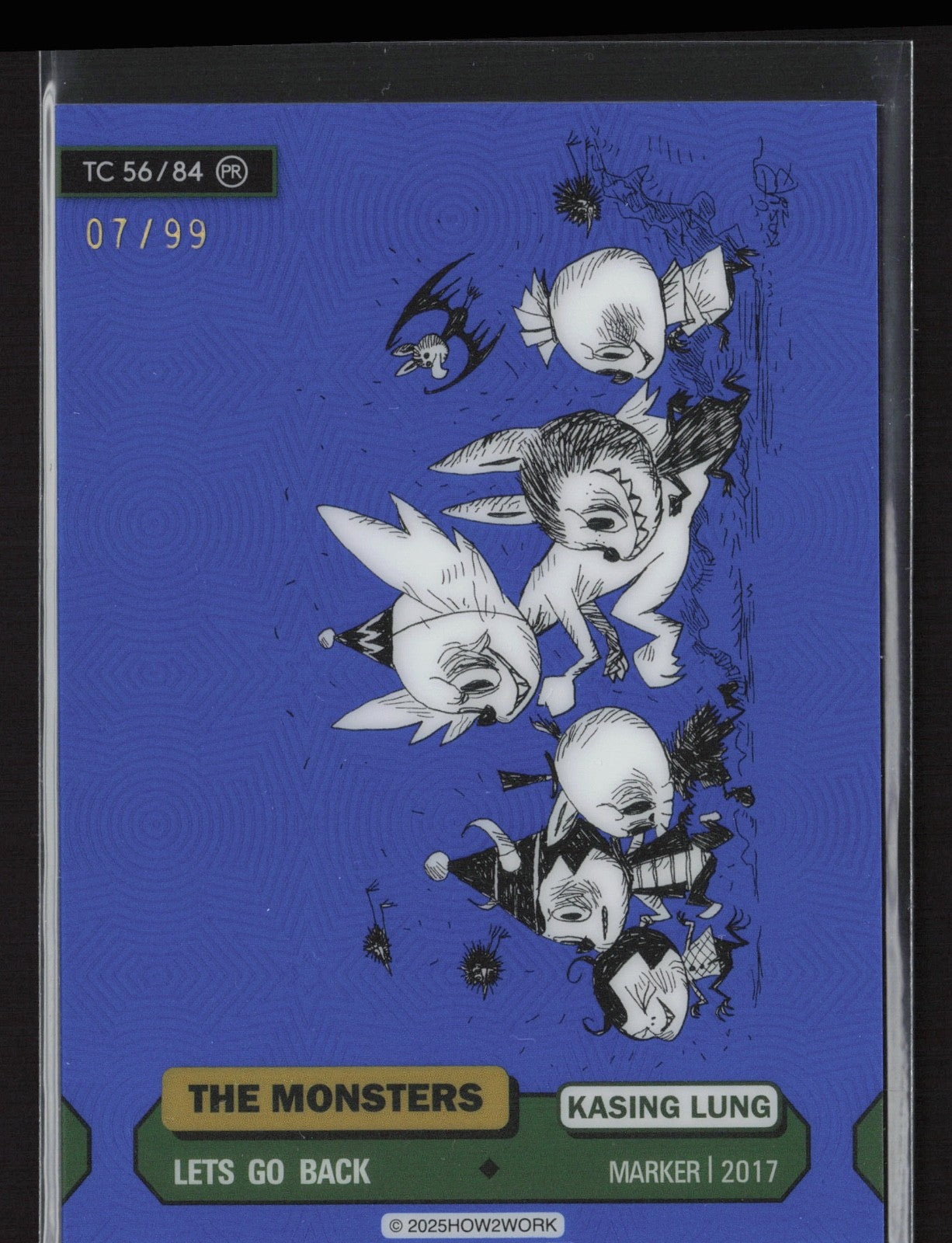 Labubu Series 3 - How2Work – TC 56/84 PR Lets Go Back - Serealized 07/99