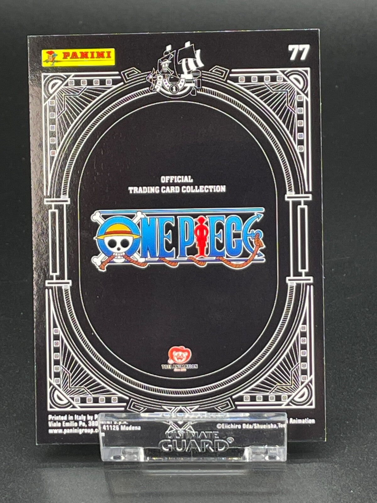 Panini One Piece 25th Anniversary Karte Nr. 77 Don Flamingo Rainbow Parallel