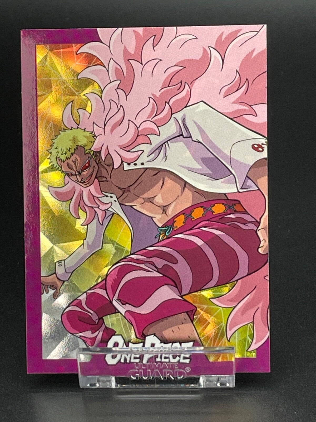 Panini One Piece 25th Anniversary Karte Nr. 77 Don Flamingo Rainbow Parallel
