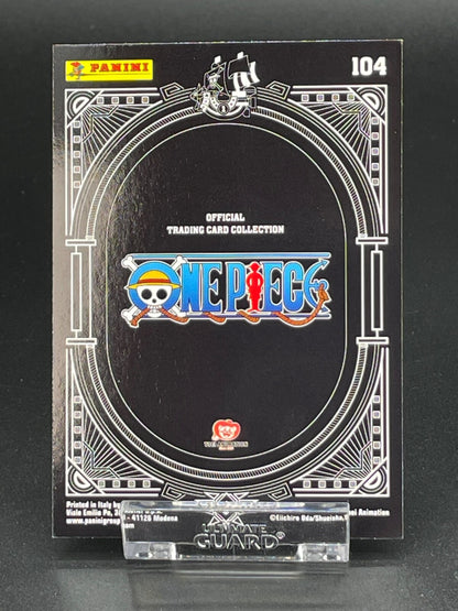Panini One Piece 25th Anniversary Karte Nr. 104 Gecko Morla Rainbow Parallel