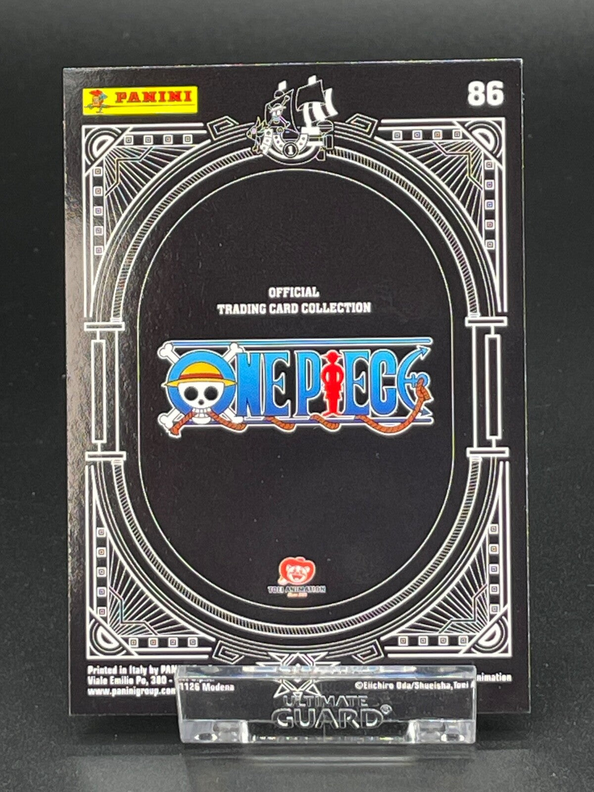 Panini One Piece 25th Anniversary Karte Nr. 86 Yonji Vinsmoke Rainbow Parallel