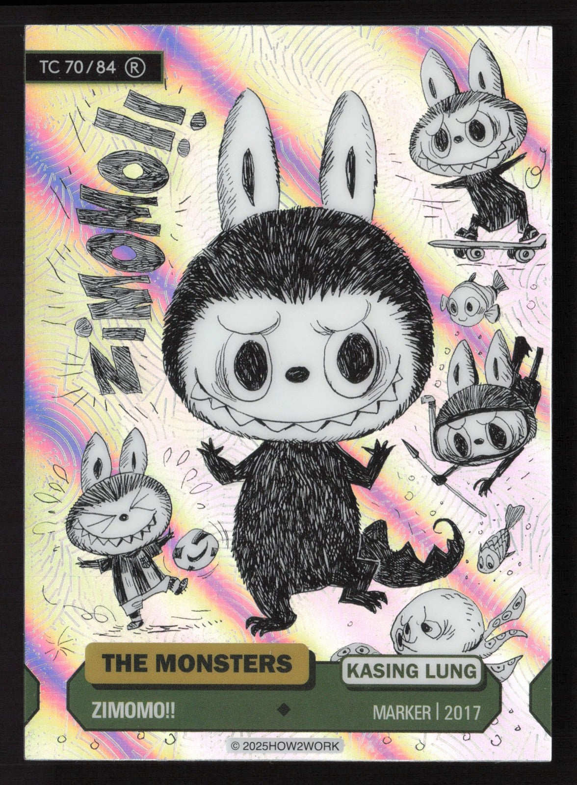 Labubu The Monsters Series 3 - How2Work – TC 70/84 R Zimomo!!