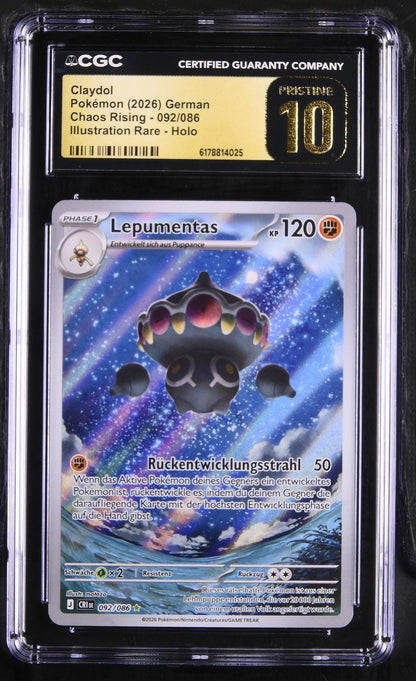 Pokémon Claydol CGC Pristine 10 Chaos Rising DE