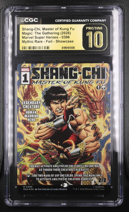 Magic: The Gathering Shang-Chi, Master Of Kung Fu 0396 CGC PRISTINE 10 MSH