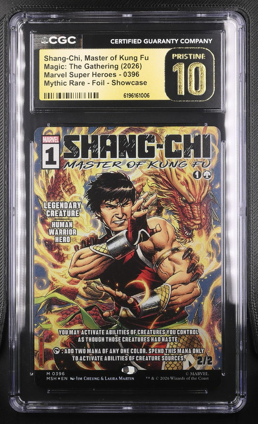 Magic: The Gathering Shang-Chi, Master Of Kung Fu 0396 CGC PRISTINE 10 MSH