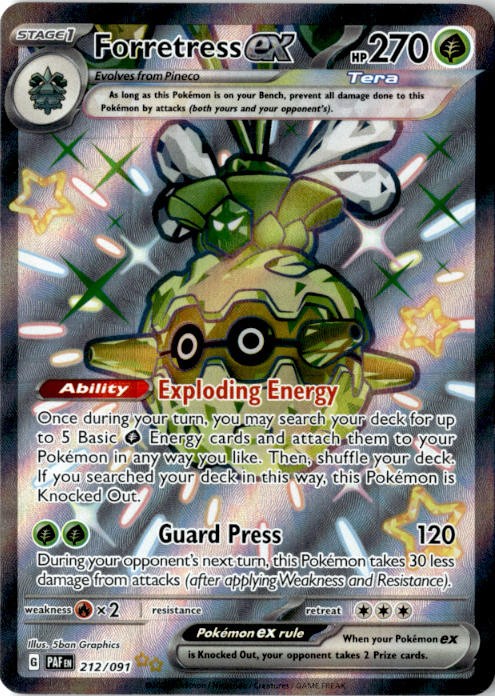 Forretress ex - | Ultra Rare | SV02: Paldea Evolved | 230/193 | NM | EN