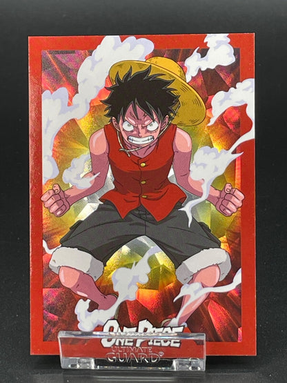 Panini One Piece 25th Anniversary Karte Nr. 5 Monkey D. Ruffy Rainbow Parallel