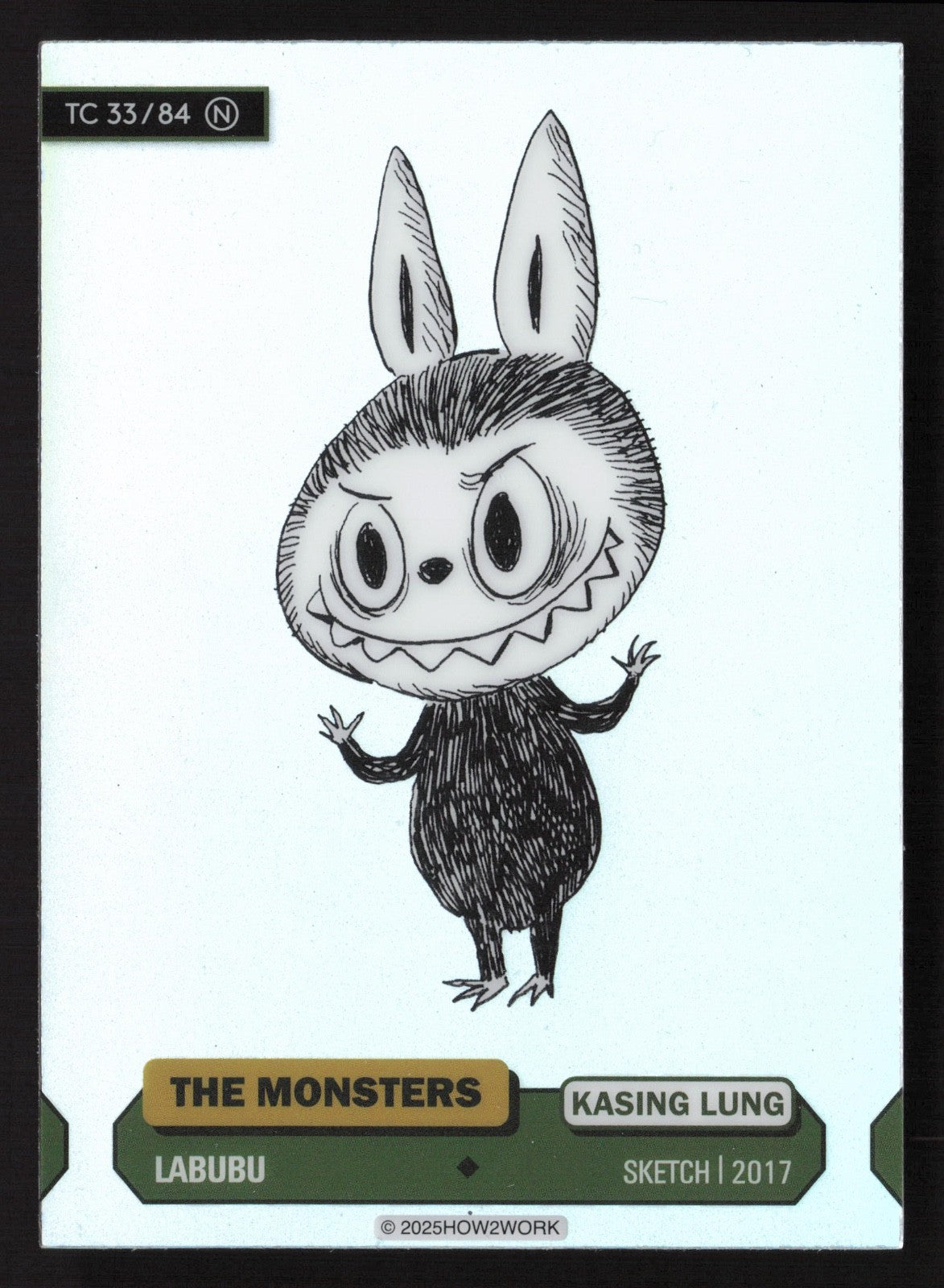 Labubu The Monsters Series 3 - How2Work – TC 33/84 N Labubu