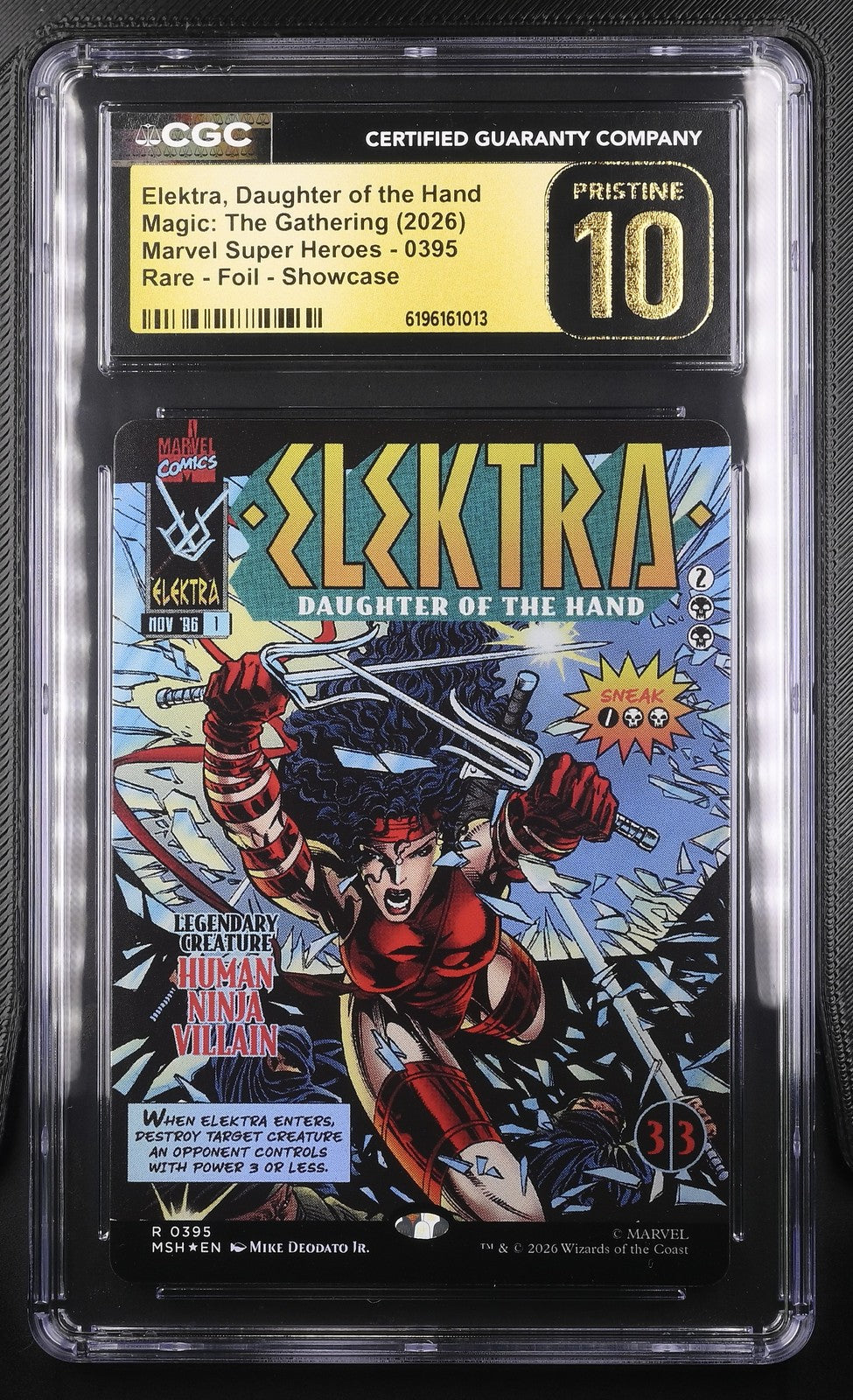 Magic: The Gathering Elektra, Daughter Of The Hand 0395 CGC PRISTINE 10 MSH