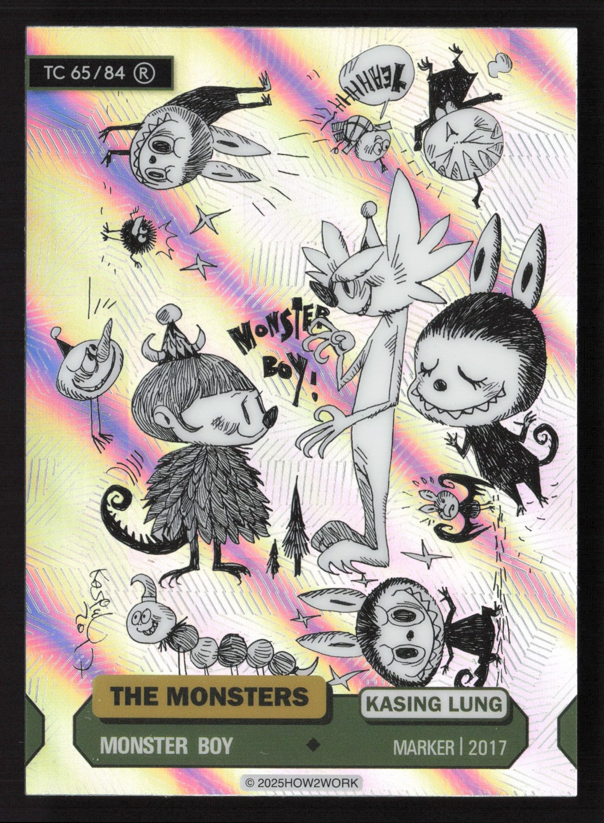 Labubu The Monsters Series 3 - How2Work – TC 65/84 R Monster Boy