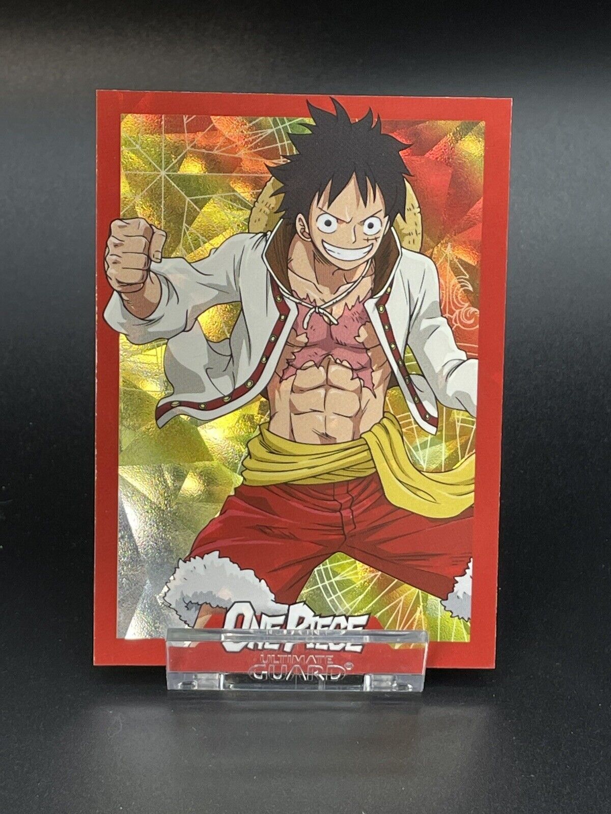 Panini One Piece 25th Anniversary Karte Nr. 2 Monkey D. Ruffy Rainbow Parallel