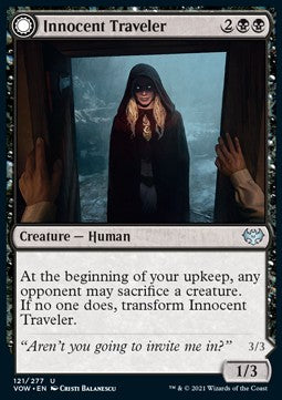 Innocent Traveler // Malicious Invader - Innistrad: Crimson Vow (Uncommon) [121]