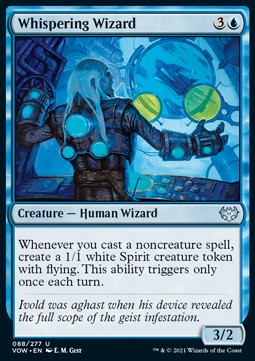 Whispering Wizard - Innistrad: Crimson Vow (Uncommon) [88]