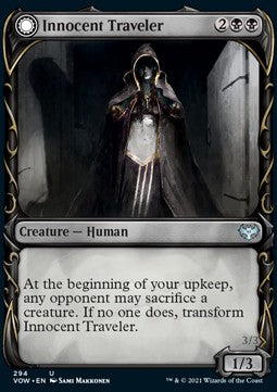 Innocent Traveler // Malicious Invader (V.1) - Innistrad: Crimson Vow: Extras (Uncommon) [294]