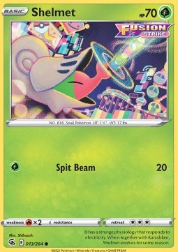 Shelmet - Fusion Strike (Common) [013]