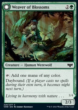 Weaver of Blossoms // Blossom-Clad Werewolf - Innistrad: Crimson Vow (Common) [226]