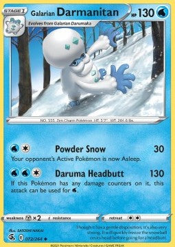 Galarian Darmanitan - Fusion Strike (Uncommon) [072]