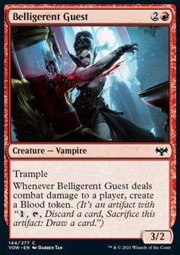 Belligerent Guest - Innistrad: Crimson Vow (Common) [144]