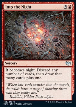 Into the Night - Innistrad: Crimson Vow (Uncommon) [163]
