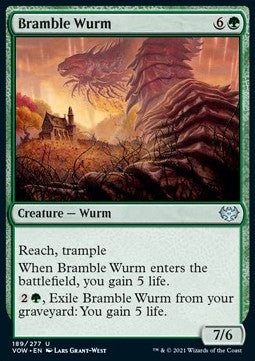 Bramble Wurm - Innistrad: Crimson Vow (Uncommon) [189]