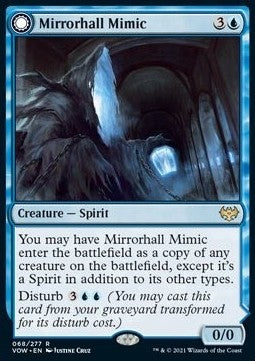 Mirrorhall Mimic // Ghastly Mimicry - Innistrad: Crimson Vow (Rare) [VOW-68]