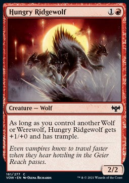Hungry Ridgewolf - Innistrad: Crimson Vow (Common) [161]
