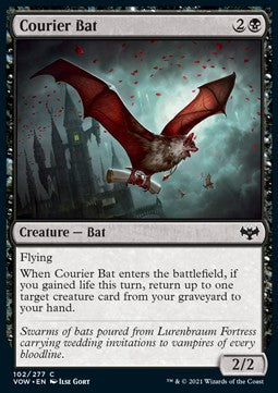 Courier Bat - Innistrad: Crimson Vow (Common) [102]