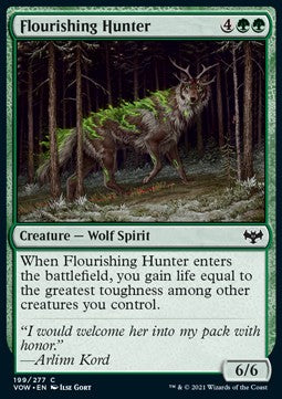 Flourishing Hunter - Innistrad: Crimson Vow (Common) [199]
