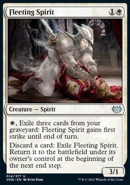 Fleeting Spirit - Innistrad: Crimson Vow (Uncommon) [14]