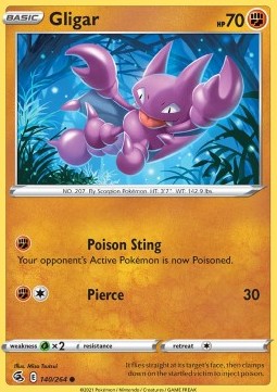 Gligar - Fusion Strike (Common) [140]