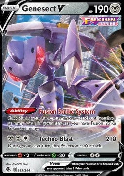 Genesect V - Fusion Strike (Ultra Rare) [185]