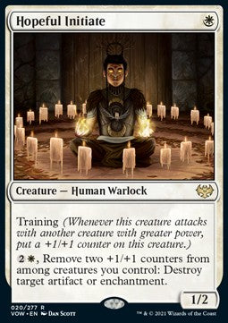 Hopeful Initiate - Innistrad: Crimson Vow (Rare) [20]