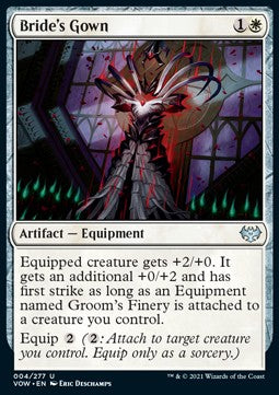 Bride's Gown - Innistrad: Crimson Vow (Uncommon) [4]