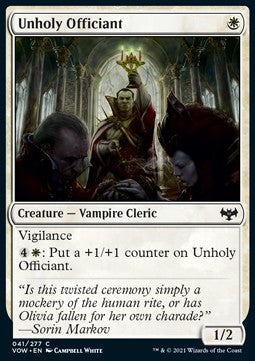 Unholy Officiant - Innistrad: Crimson Vow (Common) [41]