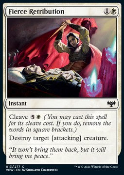 Fierce Retribution - Innistrad: Crimson Vow (Common) [13]