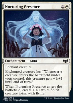 Nurturing Presence - Innistrad: Crimson Vow (Common) [VOW-26]