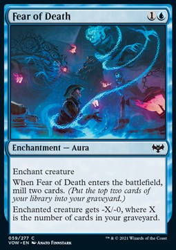 Fear of Death - Innistrad: Crimson Vow (Common) [59]