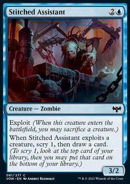 Stitched Assistant - Innistrad: Crimson Vow (Common) [81]