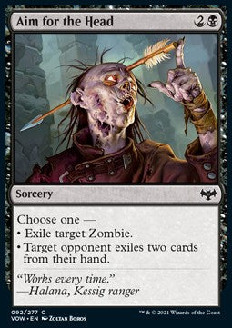 Aim for the Head - Innistrad: Crimson Vow (Common) [92]