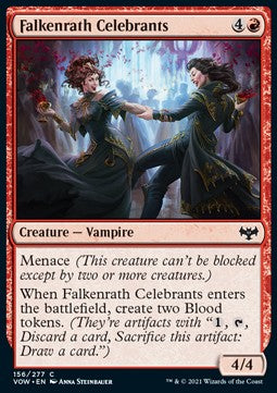 Falkenrath Celebrants - Innistrad: Crimson Vow (Common) [156]