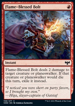 Flame-Blessed Bolt - Innistrad: Crimson Vow (Common) [158]