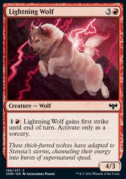 Lightning Wolf - Innistrad: Crimson Vow (Common) [168]