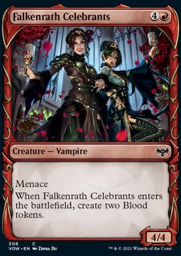 Falkenrath Celebrants - Innistrad: Crimson Vow: Extras (Common) [306]