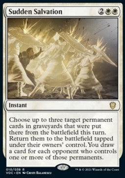 Sudden Salvation (V.1) - Commander: Innistrad: Crimson Vow (Rare) [10]