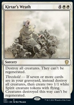 Kirtar's Wrath - Commander: Innistrad: Crimson Vow (Rare) [91]