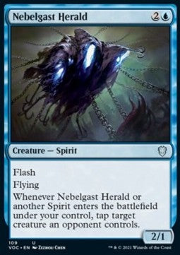 Nebelgast Herald - Commander: Innistrad: Crimson Vow (Uncommon) [109]