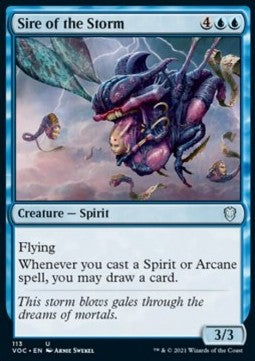 Sire of the Storm - Commander: Innistrad: Crimson Vow (Uncommon) [113]