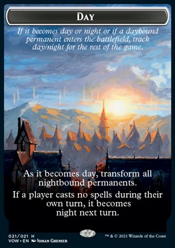 Day // Night - Innistrad: Crimson Vow: Extras (Token) [T21]