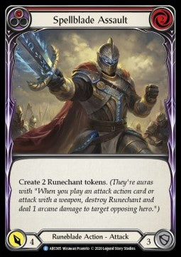 Spellblade Assault (Red) (Normal) - Arcane Rising - Unlimited (Rare) [ARC085]