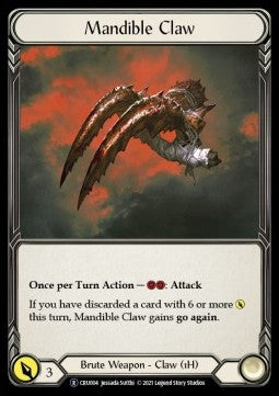 Mandible Claw (Normal) - Crucible of War - Unlimited (Rare) [CRU004]